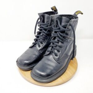 Dr Martens Boots Womens 5 Black Leather Vintage England 8 Eye 9346 Punk Goth Doc